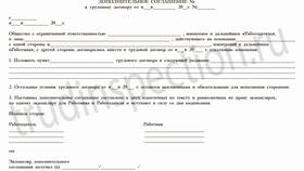 Что такое дополнительное соглашение к договору в Emex