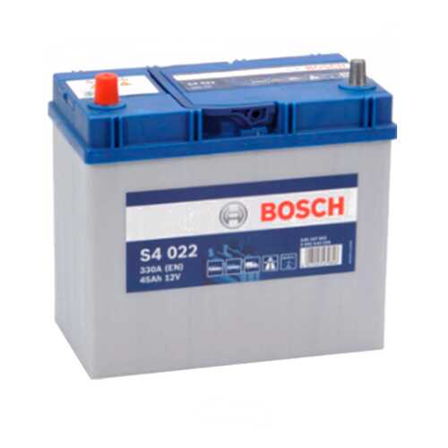 Аккумуляторная Батарея S4 Silver Asia [12v 45ah 330a B00] Bosch 0092S40220 в Emex