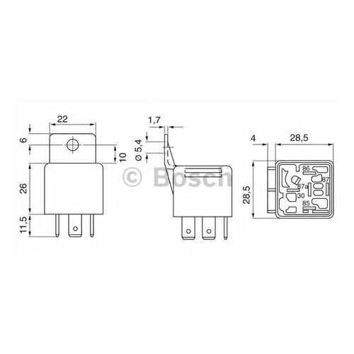 Реле Bosch 0332019103 в Emex