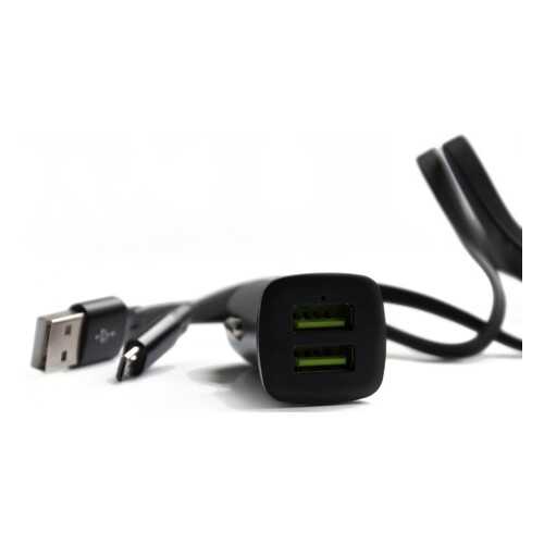 АЗУ Akai CH-6D08B универсальное 2USB 2.4A черный + кабель micro USB в Emex