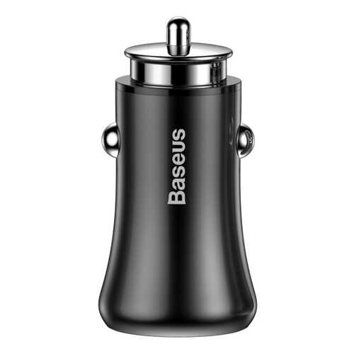 АЗУ Baseus Gentleman 4,8A Dual-USB Car Charger Black CCALL-GB01 2*USB (черное) в Emex
