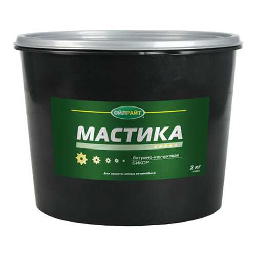 Мастика битумно-каучуковая OIL RIGHT 2 кг в Emex