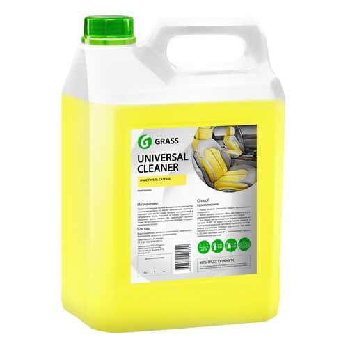 Очиститель салона автомобиля GRASS Universal cleaner 5.4л 5400г 5400г 125197 в Emex