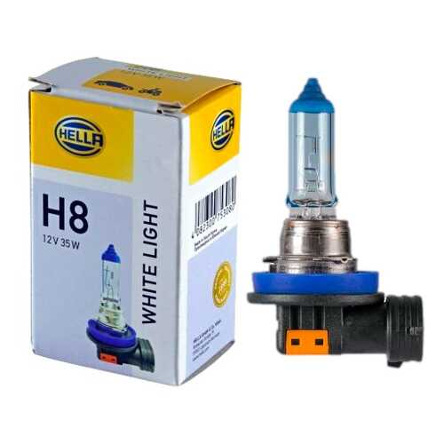 Лампа H8 12v 35w Wl White Light HELLA 8GH 223 498-141 в Emex