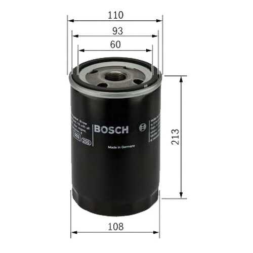 Фильтр масляный двигателя Bosch F026407049 в Emex