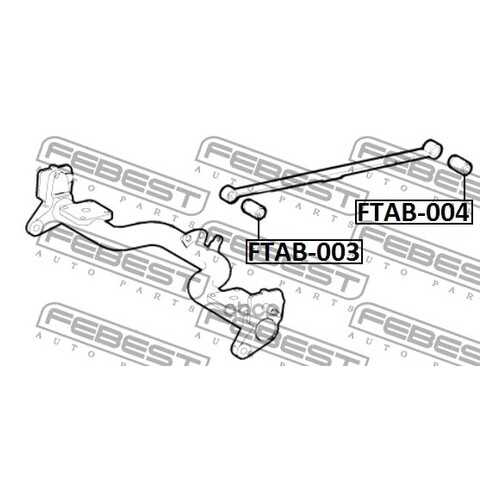 Сайлентблок FEBEST FTAB004 в Emex