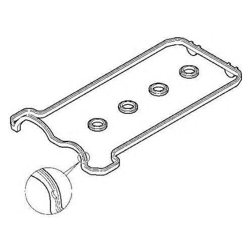 Прокладка клапанной крышки Elring 475860 в Emex