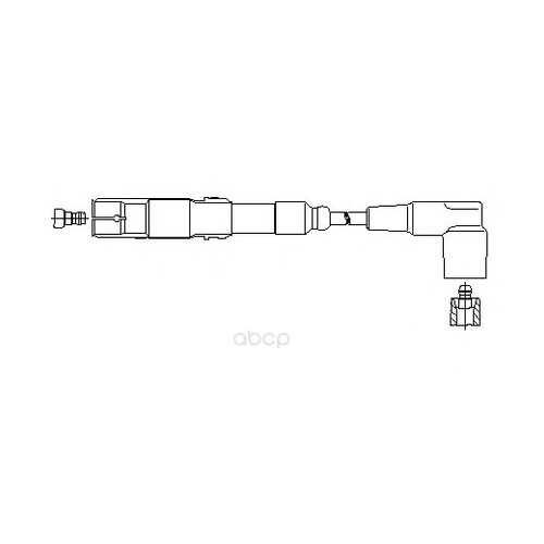 Провод высоковольтный mercedes 40см BREMI 150/40 в Emex