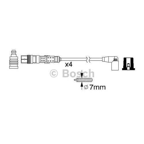 Провода высоковольтные Bosch 0986356331 в Emex