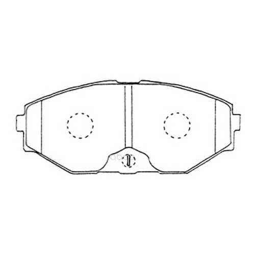 Колодки тормозные FIT FP0587 в Emex