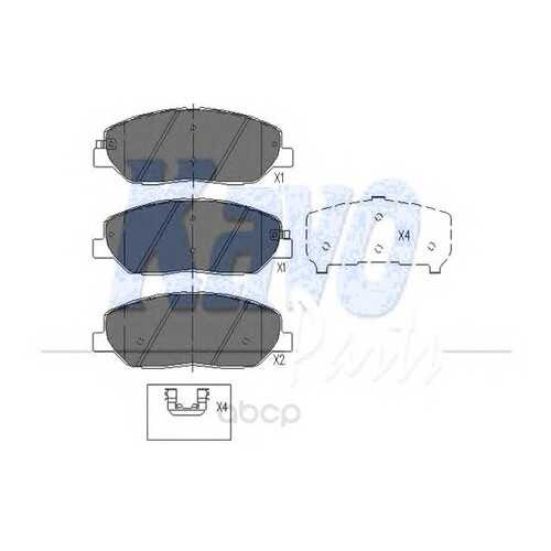 Колодки тормозные kavo parts KBP3023 в Emex