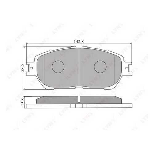 Комплект тормозных дисковых колодок LYNXauto BD-7537 в Emex