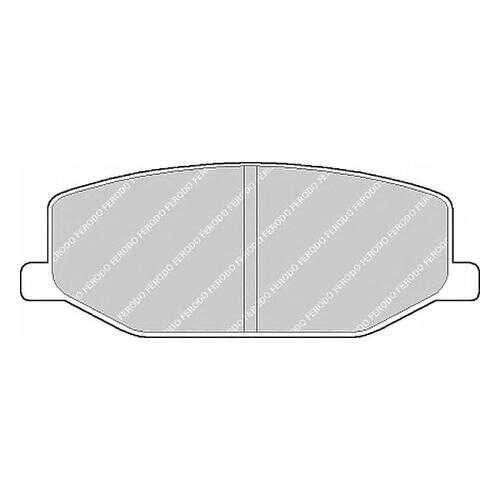 Комплект тормозных колодок Ferodo FDB396 в Emex