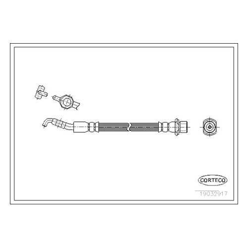 Шланг тормозной системы CORTECO 19032917 в Emex