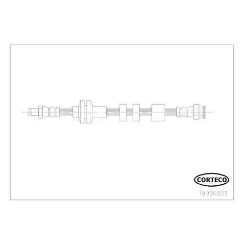 Шланг тормозной системы CORTECO 19036503 в Emex