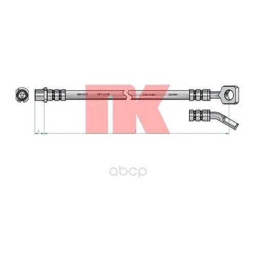 Шланг тормозной системы Nk 853673 задний в Emex