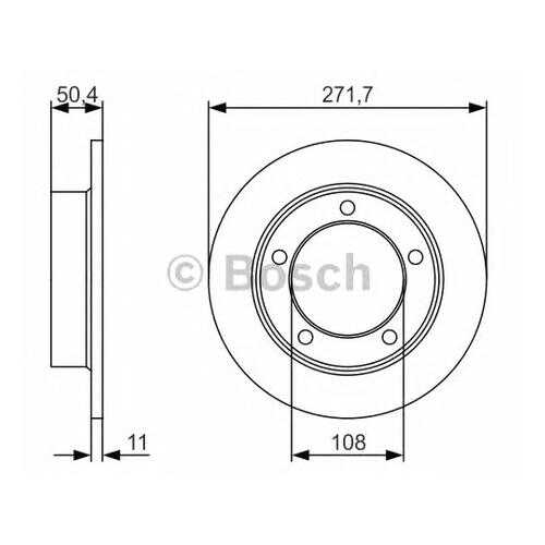 Тормозной диск Bosch 0986479R73 в Emex