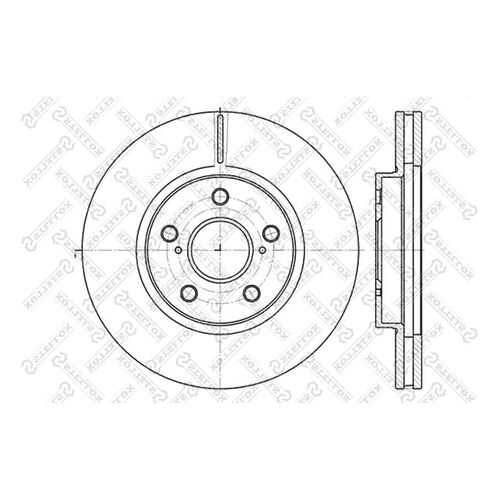 Тормозной диск Stellox 6020-4592V-SX в Emex