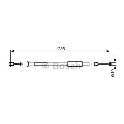 Трос cтояночного тормоза Bosch 1987482026 в Emex