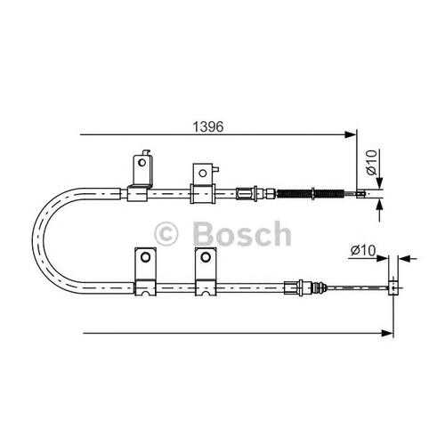 Трос cтояночного тормоза Bosch 1987482083 в Emex