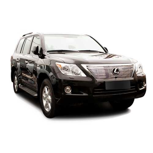 Накладка решетки радиатора Fancycar для Lexus LX 570 III URJ200 (2007+), верхняя, профиль в Emex