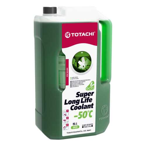 Охлаждающая жидкость TOTACHI SUPER LLC GREEN -50C 5л. в Emex