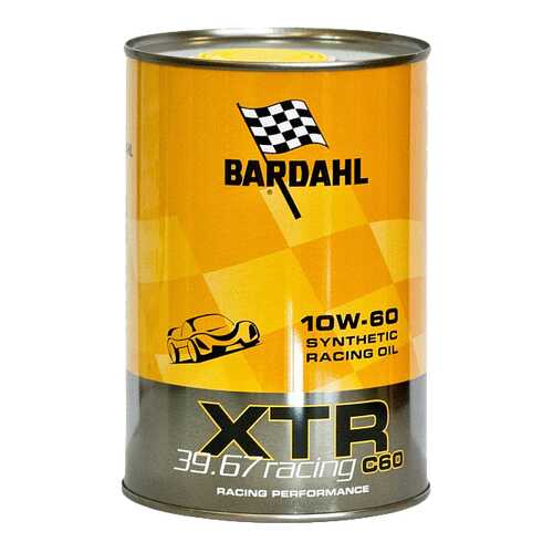 Моторное масло Bardahl XTR C60 Racing 10W-60 1л в Emex