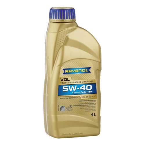 Моторное масло Ravenol VDL SAE 5W-40 1л в Emex