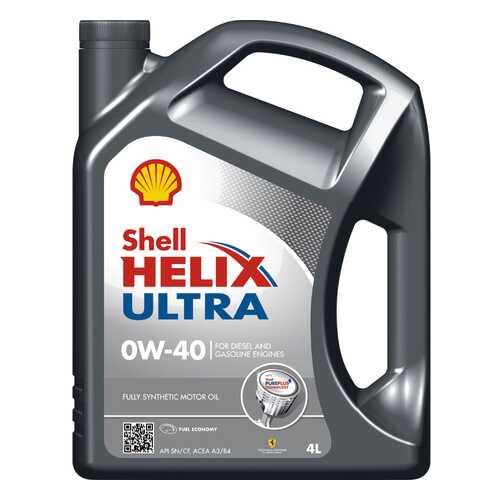 Моторное масло Shell Helix Ultra 0W-40 4л в Emex