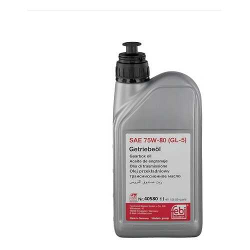 Масло трансмиссионное Febi Gear box Oil 75W80 желтый 1 л 40580 в Emex